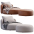 Sillón y otomana Porada Softbay Leather - ED-MONTE