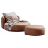 Sillón y otomana Porada Softbay Leather - ED-MONTE