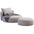 Sillón y otomana Porada Softbay Leather - ED-MONTE