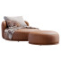 Sillón y otomana Porada Softbay Leather - ED-MONTE