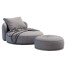 Sillón y otomana Porada Softbay Leather - ED-MONTE