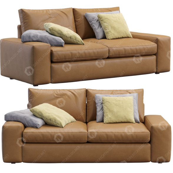Диван IKEA Kivik 3D модель
