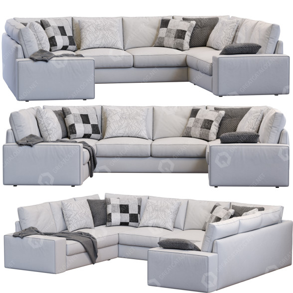Диван IKEA Kivik 3D модель