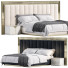 Bett und Nachttischchen Evmoda Enluxe - Abdulloh