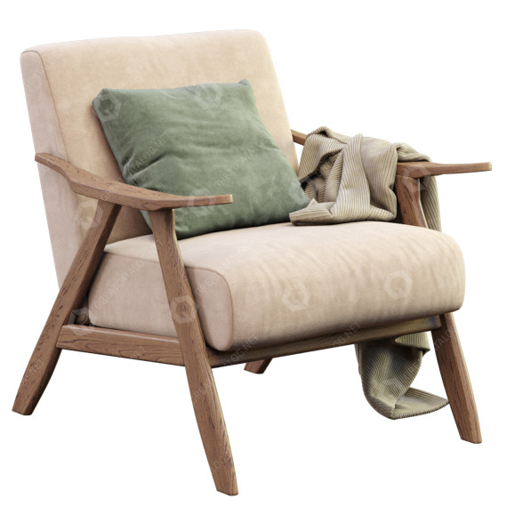Fotel Hofstetter model 3D
