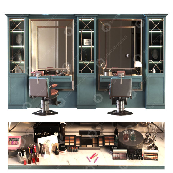 Салон Beauty Set 010 3D модель