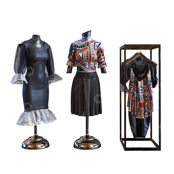 Clothes Set 010 3D model・Download 3D models・Great Catalog