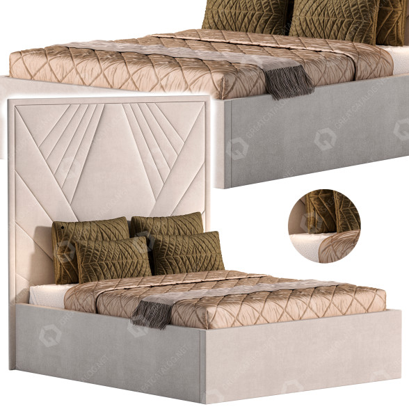Ліжко Medburn Wide Headboard by Amore 3D модель