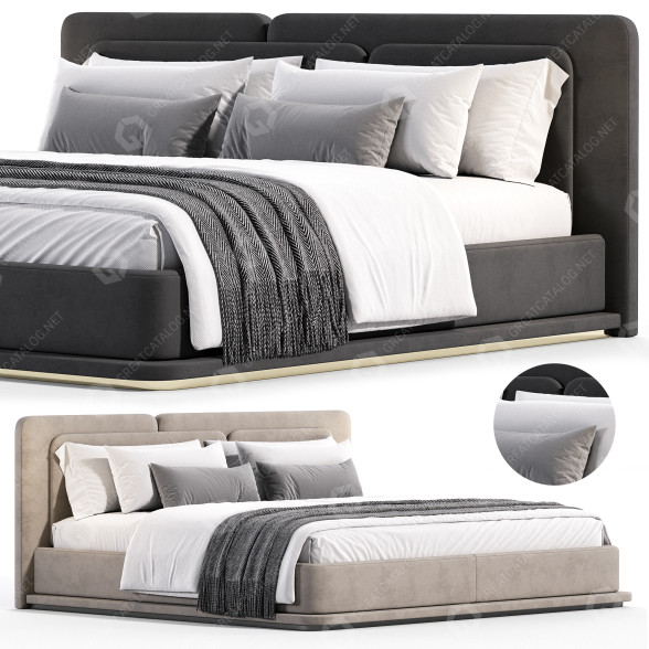 Bed The High Wall Hadrian 3D model