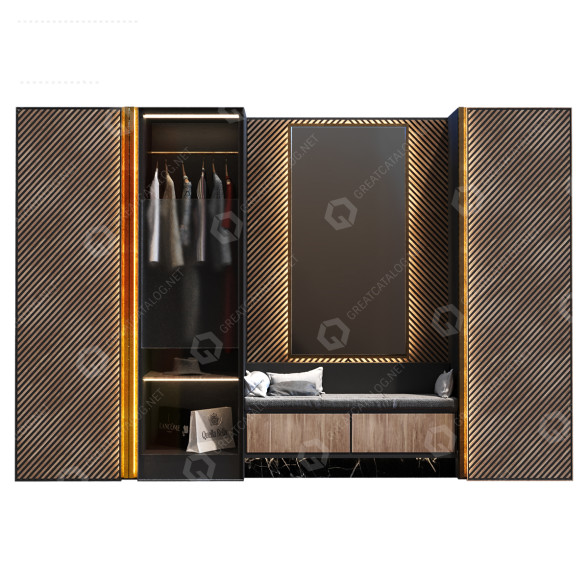 Korridor Set 011 3D-Modell