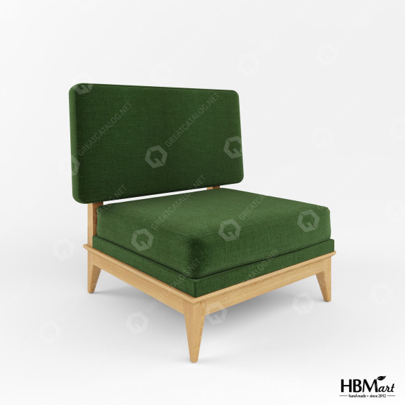 Крісло HBMart Amour Lounge 3D модель