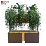 Blumentopf Pflanze in Kasten Set 041 - unisjamavari