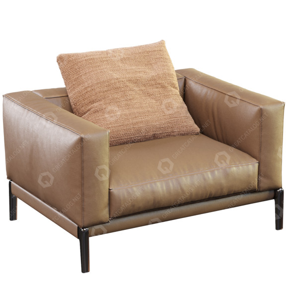 Armchair Flexform Romeo 3D model