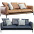Canapé Flexform Romeo Leather - ED-MONTE