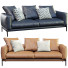 Canapé Flexform Romeo Leather - ED-MONTE