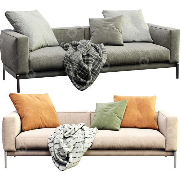 Sofa Flexform Romeo 3D model