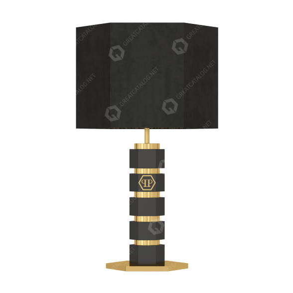 Lámpara de mesa Philipp Plein Hexagon Modelo 3D