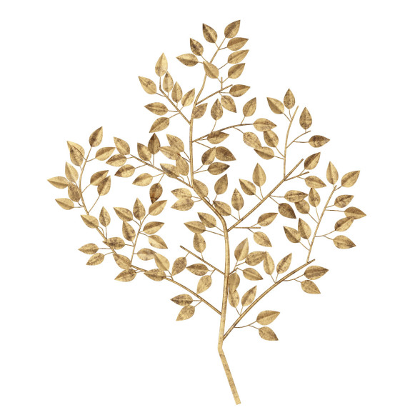 Decoración Lamps Plus Dolma Gold Leaves 36 Wall Modelo 3D