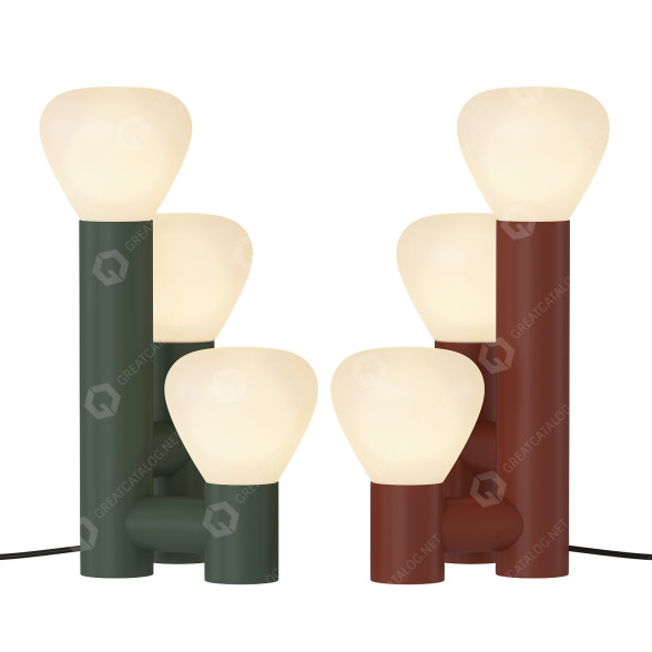 Настільнa лампа Homary Minimalist Style 3-Light 3D модель