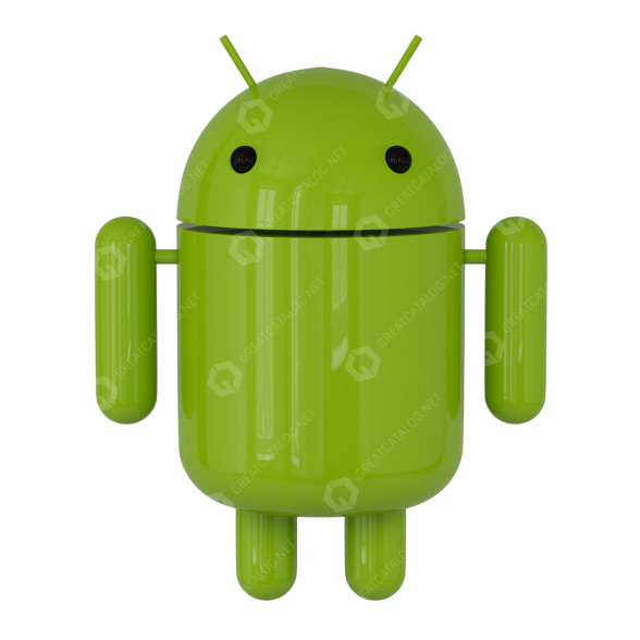Zabawka Android Robot model 3D