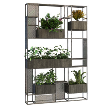 Стелаж та вазони Plant in Box Set 057