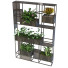 Rack and Flowerpots Plant in Box Set 057 - unisjamavari