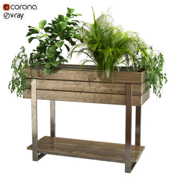 Doniczka  Plants Set 047 Model 3D