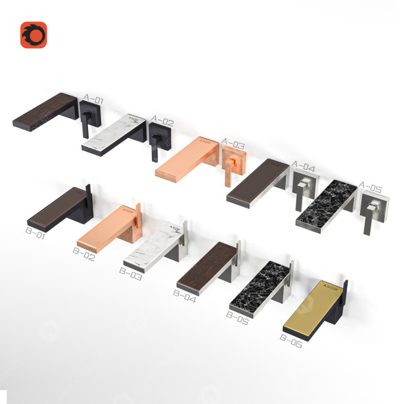Grifos Axor MyEdition Modelo 3D