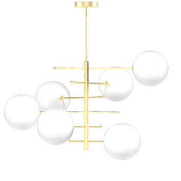 Żyrandol  Gold Model 3D