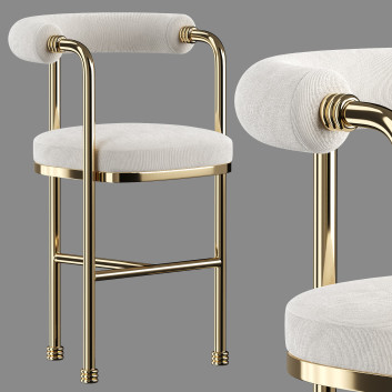 Barhocker  Hommes Studio Joanne 3D-Modell
