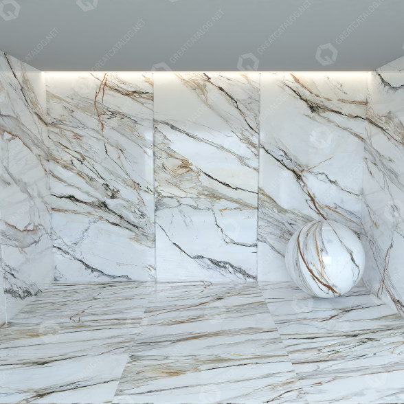 Tile Calacatta Paonazzo Marble 01 3D model