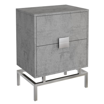Тумбочка Monarch Specialties Accent 2-Drawer 3D модель