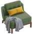 Armchair Kassavello Carlo - ED-MONTE
