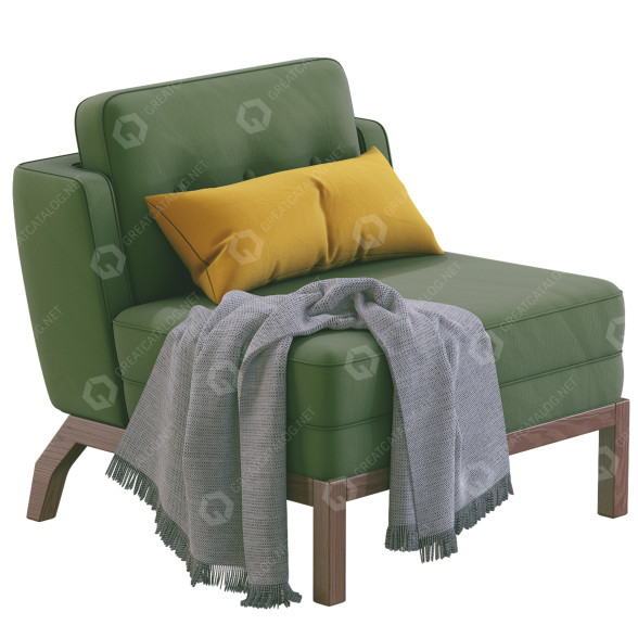 Armchair Kassavello Carlo 3D model