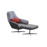 Fotel i pufa Confort Leather - ED-MONTE
