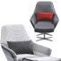 Fotel i pufa Confort Leather - ED-MONTE