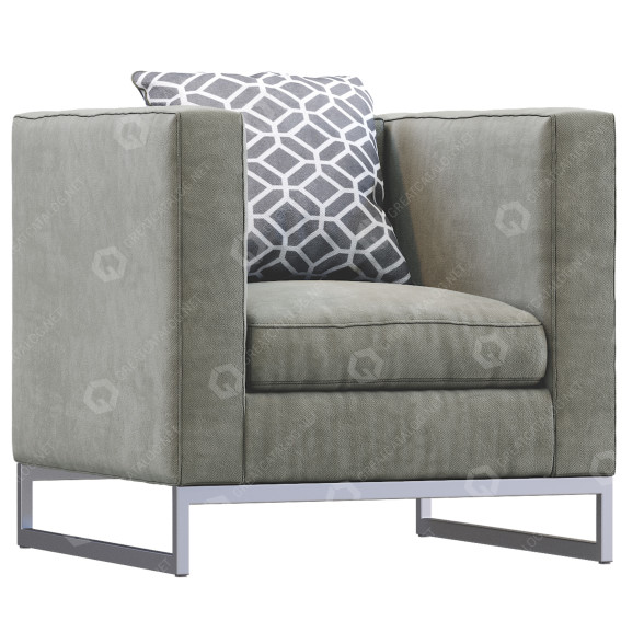 Armchair Batalha 3D model