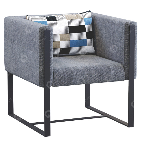 Armchair Porto 3D model
