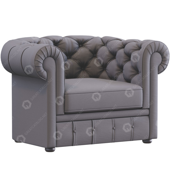 Fotel Modern model 3D