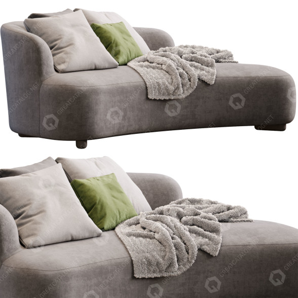 Sofá Porada Yves Modelo 3D