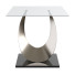Table basse Furniture of America Suse Glass Top End in Silver Satin Plated - behruzelmurodov6655