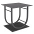 Table basse Coaster U Shaped Glass Top End in Chrome - behruzelmurodov6655