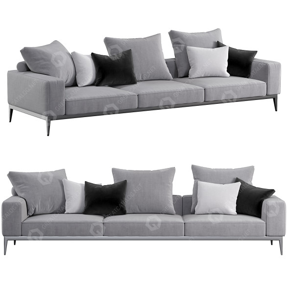 Sofa Flexform Gregory 3D model