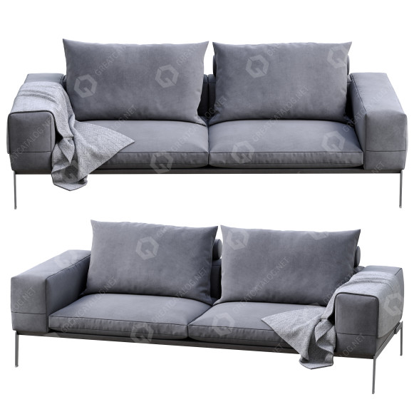 Sofa Flexform Lifesteel 3D model