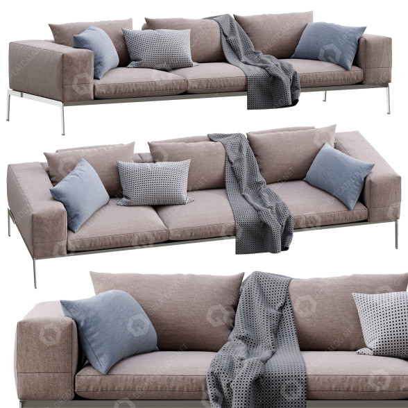 Sofa Flexform Lifesteel 3D model