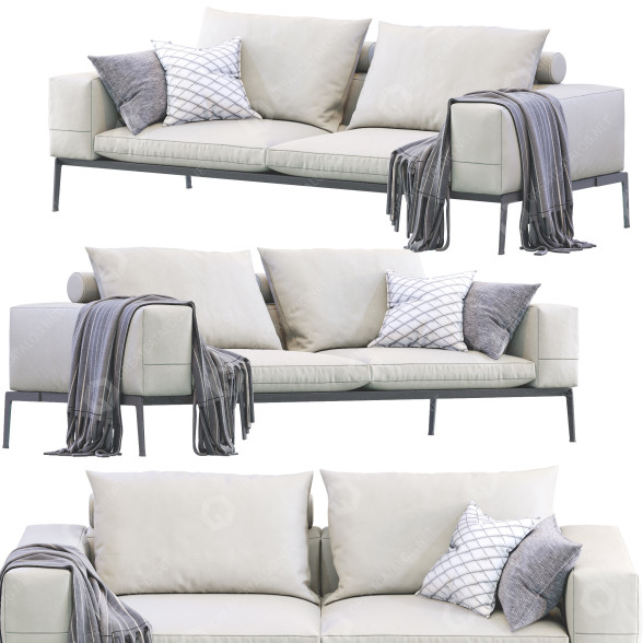Sofa Flexform Lifesteel 3D model