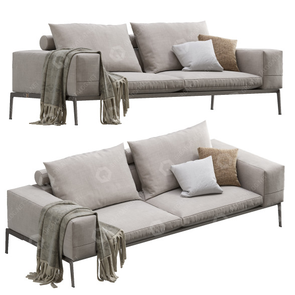 Sofa Flexform Lifesteel 3D model
