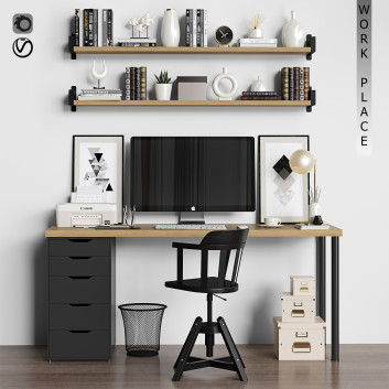 Espacio de trabajo Set 06 Modelo 3D
