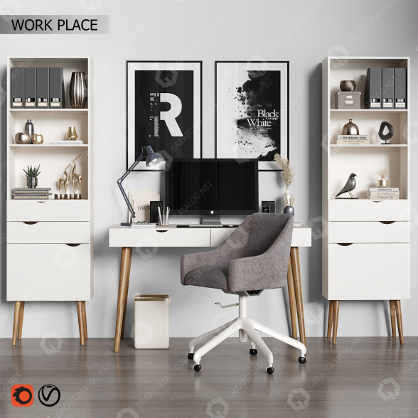 Espacio de trabajo Conjunto 07 Modelo 3D