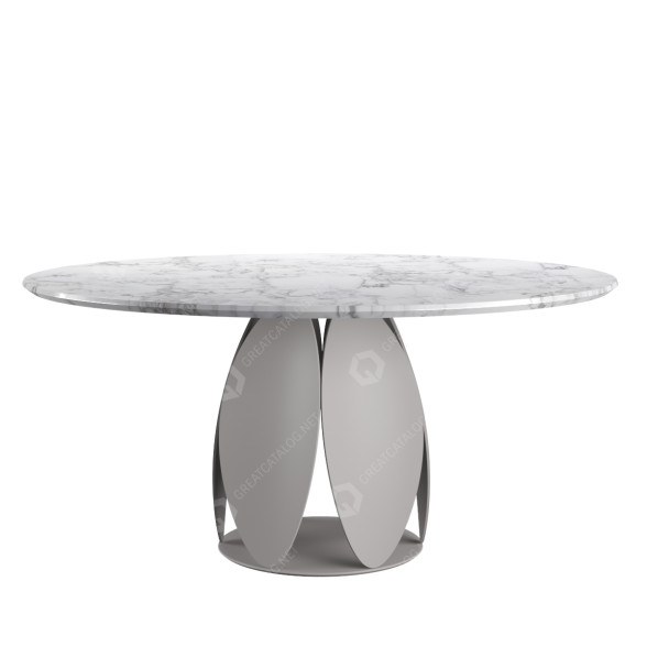 Table Morica Design Tulipano Vetro 3D model